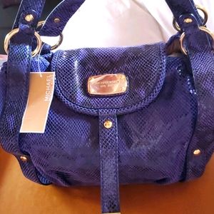NWT Michael Kors Lapis Large Shoulder Tote